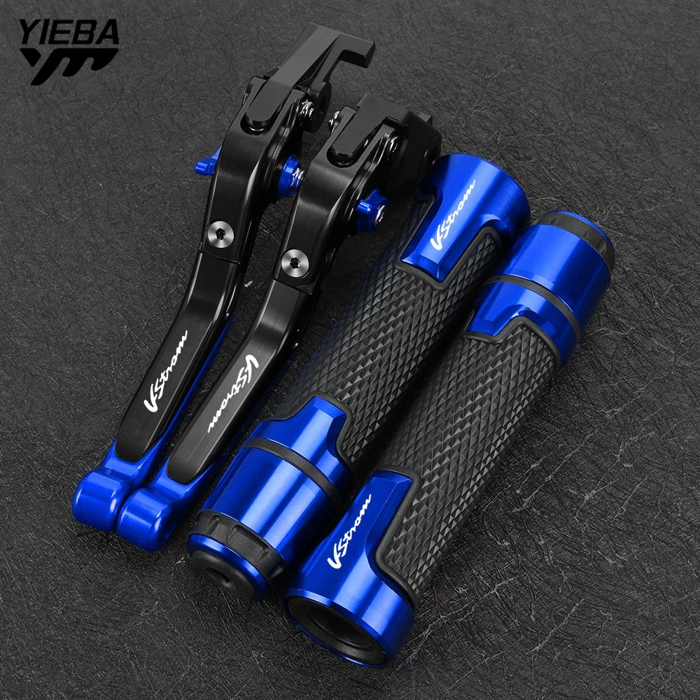 

FOR SUZUKI DL1000 V-STROM 2002-2016 2015 2014 Motorcycle Brake Clutch Lever Handlebar Handle bar Hand Grips End Accessories
