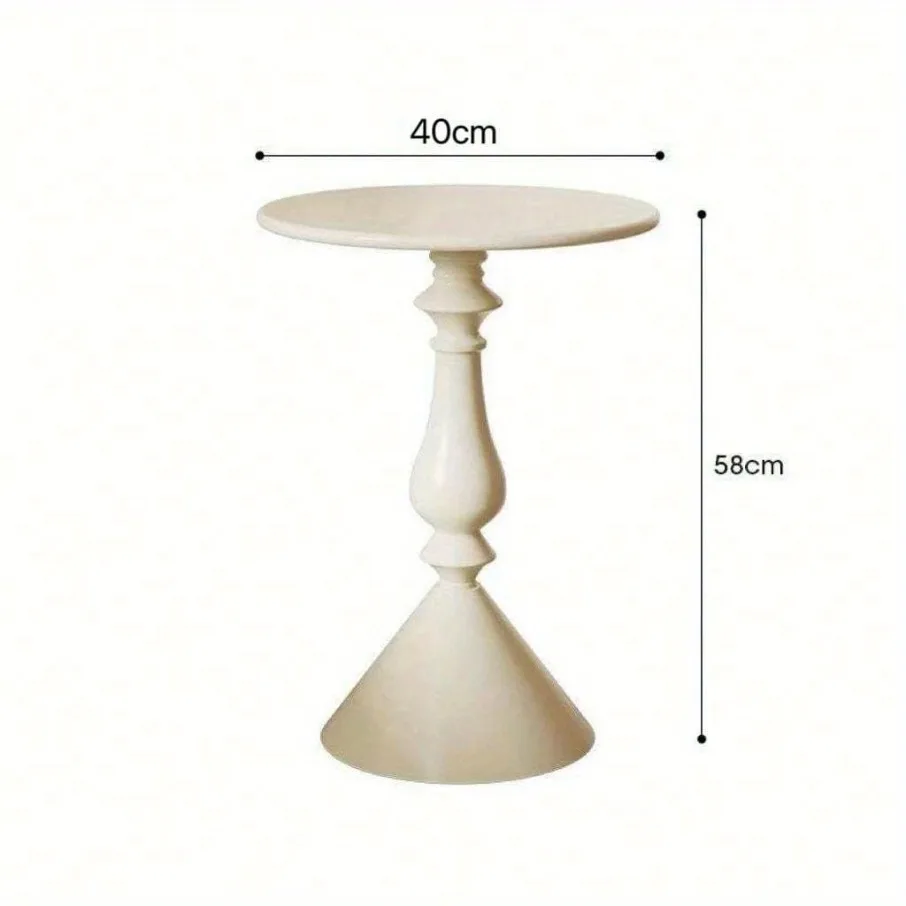 Nordic Style Coffee Table Moving Side Table Sofa End Table Luxurious Elegant Small Round Table for Home Simple Nightstand