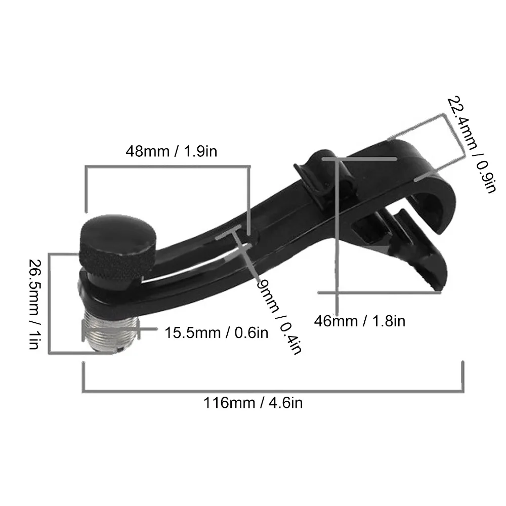 4 قطعة 4 قطعة مشبك ميكروفون الطبل ​   مدمج ​   مشابك ميكروفون مقاومة للصدمات قابلة للتعديل ​   مقاوم للصدمات ​   تأمين المشبك ​   حامل تثبيت بمشبك الميكروفون ​