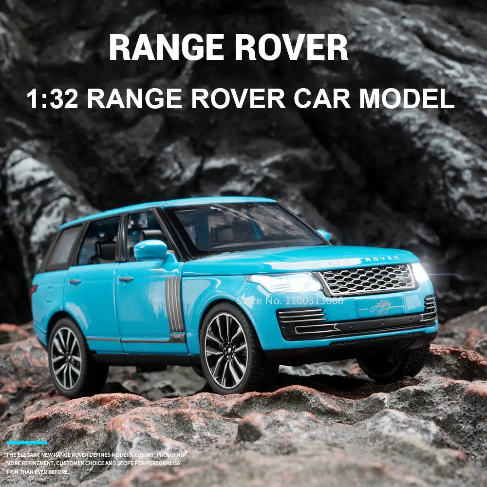 

Модель спортивного автомобиля Range Rover 1:32 из сплава, литая металлическая Игрушечная модель автомобиля, коллекционная высококлассная имитация, игрушка с тяговым эффектом, детские подарки