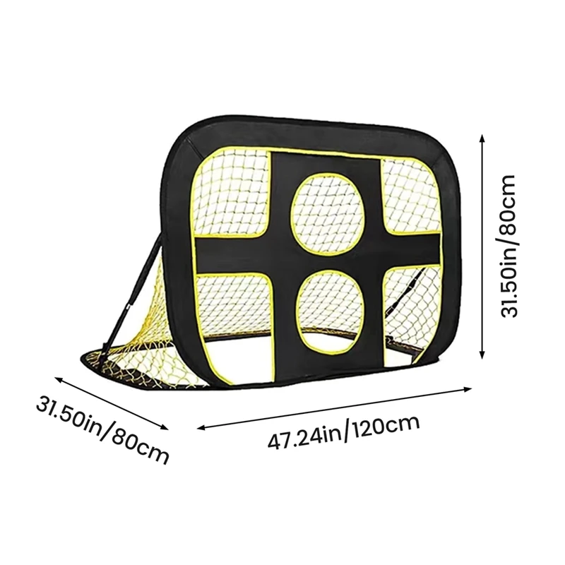 3 in 1 Fußball tor 1,2 m x 0,8 m Fußball tore für Kinder Kinder Fußball tor Netz tragbares Fußball training einfach zu bedienen
