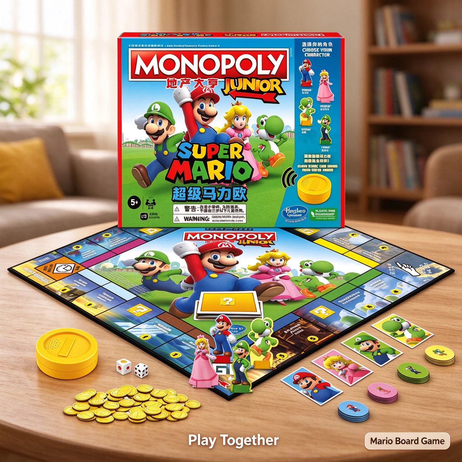Hasbro Game Monopoly - Hasbro Super Mario Monopoly Junior Masa