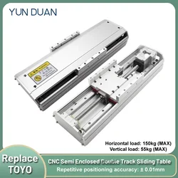 Semi Enclosed Sliding Table Module Ball Screw Linear Actuator 4*RGH25CA Linear Slider Replace TOYO ETH11/ETH14/ETH17/ETH22
