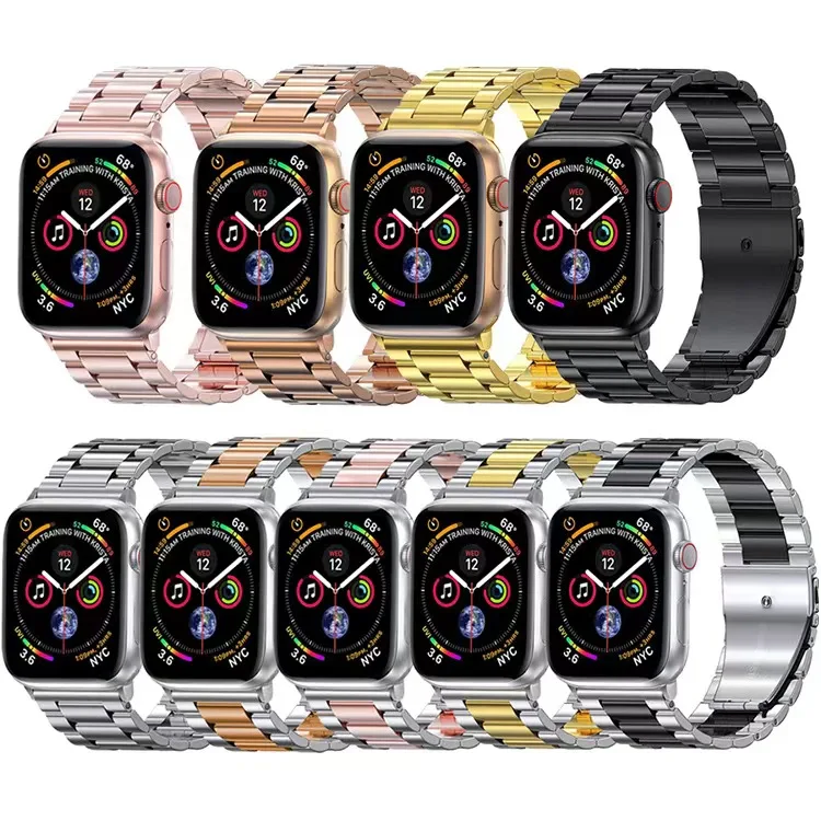 Metal stainless steel strap For Apple watch 10 42mm 46mm bracelet iWatch Ultra/2 9 8 7 6 5 4 3 SE 49mm 45mm 44mm 42mm 40mm 41mm