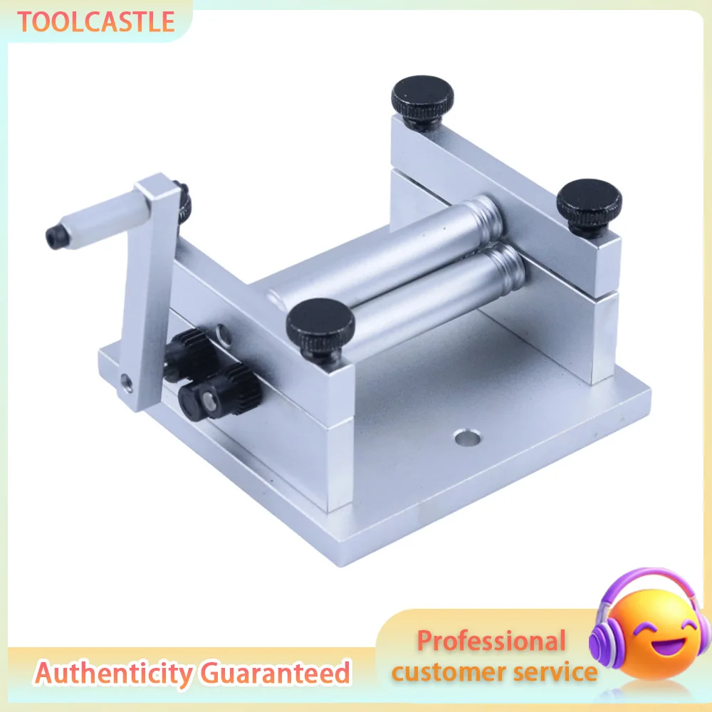 

S/N:20013 Mini DIY Sheet Metal Roller, Hand Operated Rolling Machine for Curving Model Materials Hobby Tool