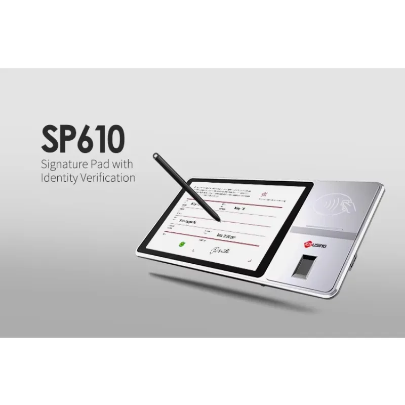 10 Inch Large Screen Electronic Signature Capture Pad With Active Pen Stylus Digital Signature Tablet For Paperless Office