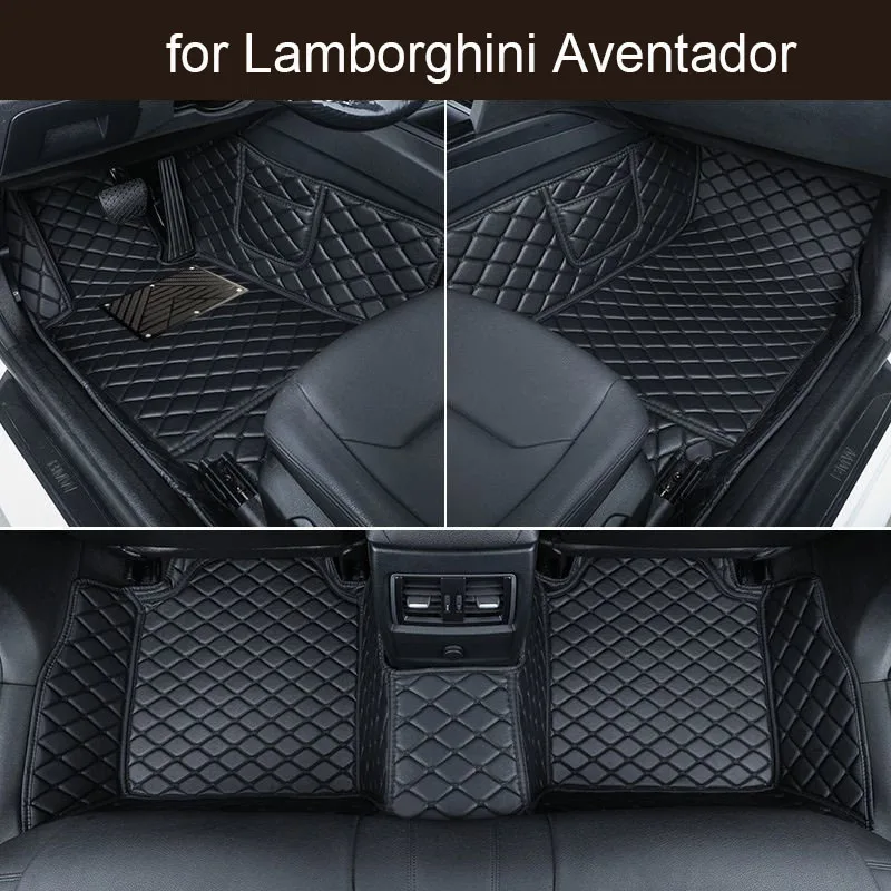 Car Floor Mats for Lamborghini Aventador  2013-2019  Accessories Customized Auto Carpets