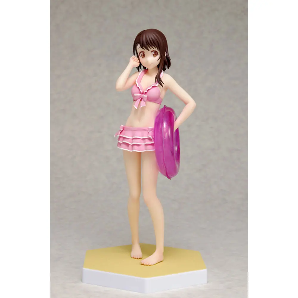 Nisekoi Onodera Kosaki Beach Dinner Figure, Anime Model Toy, Stand Bikini, Holding Swimming Ring, Gift Collection, PVC, 16cm