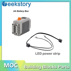LED Light Link Line Cable PF Building Blocks MOC Parts Bricks Assembling DIY Toys For 92906 Car Train Light Modified Accessories