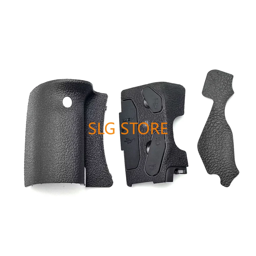 

NEW Original Body Rubber for Canon EOS 80D Hand Grip Side Shell USB Thumb Leather Rubber Camera Repair Parts