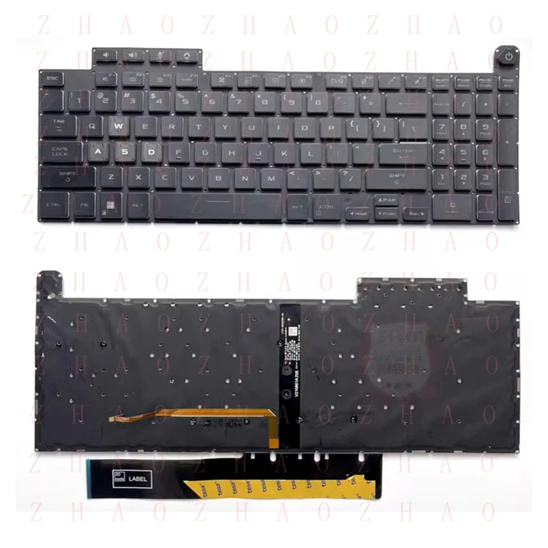 L+ For ASUS FA507N FX517 FX507ZM FX617 FX507 FX607 Laptop Keyboard Replacement