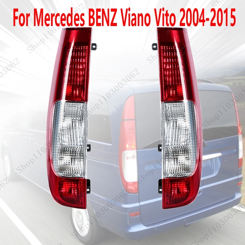 

Для Mercedes BENZ Viano 2004-2010 Vito W639 2004-2015 автозапчасти задний отбойник стоп-сигнал задний фонарь без лампы A 6398201664