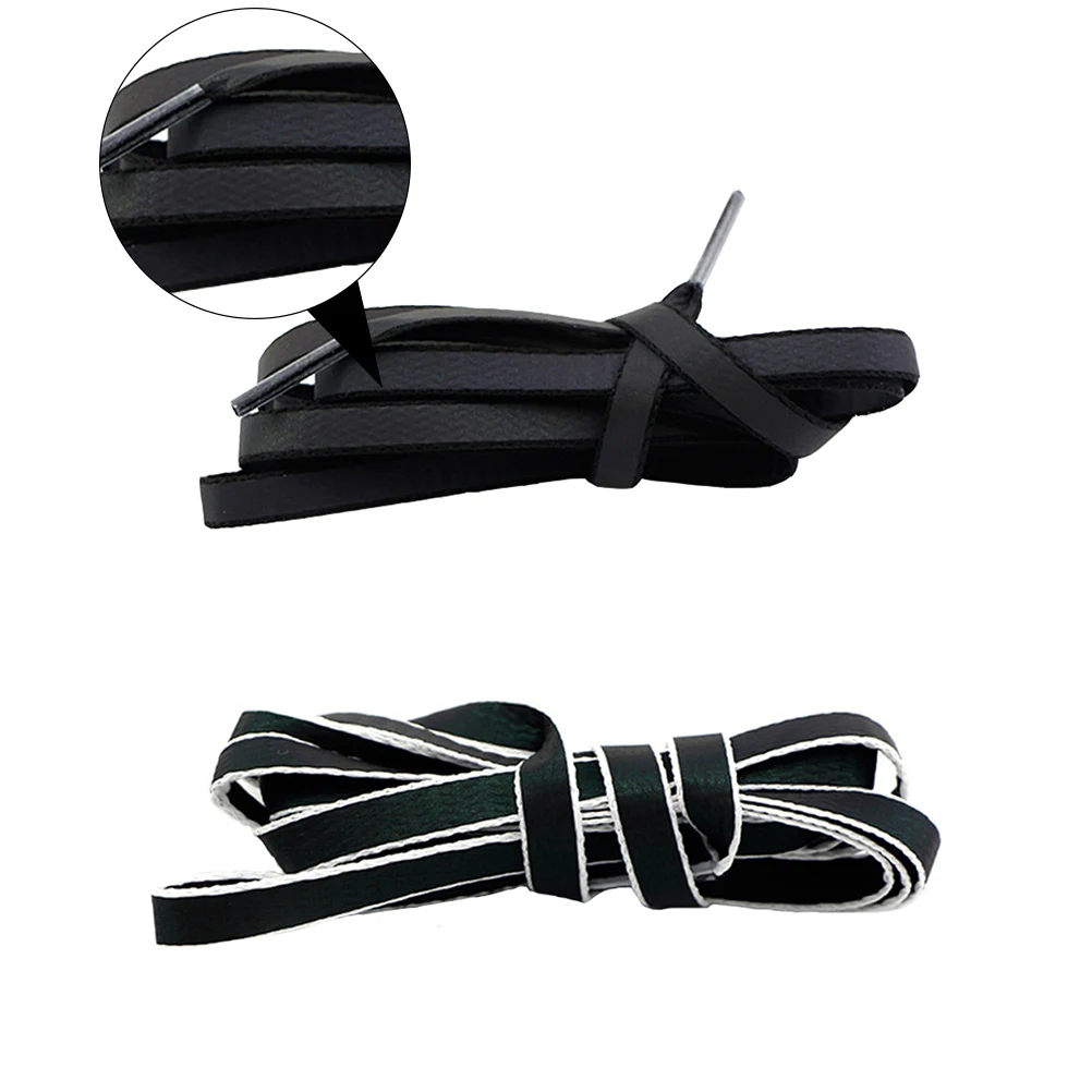 

2 Pairs Reflective Shoelaces Flat Shoe Lace For Sports Sneakers Unisex Night Running Safety Luminous Shoe Strings Accessories