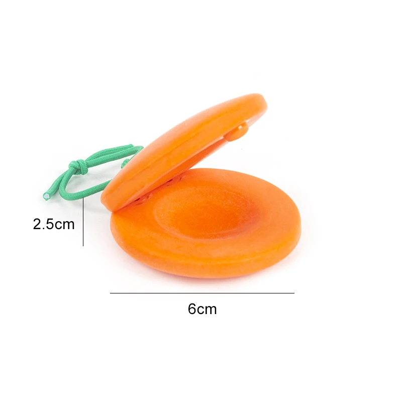 เครื่องดนตรีออร์ฟสำหรับเด็ก คาสตาเน็ตไม้ ของเล่นเด็ก อุปกรณ์ประกอบการแสดง เครื่องดนตรีเคาะจังหวะ ฝึกฝนจังหวะดนตรี TMZ