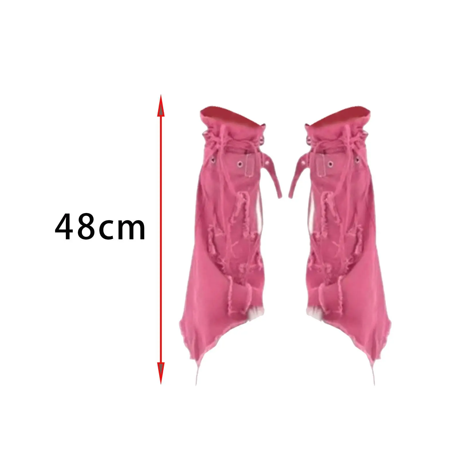 Leg Warmers Punk for Women Girls Y2K Long Leg Baggy Grunge Socks Thigh High Fancy Dress Retro Style Cool Fairy Grunge Socks