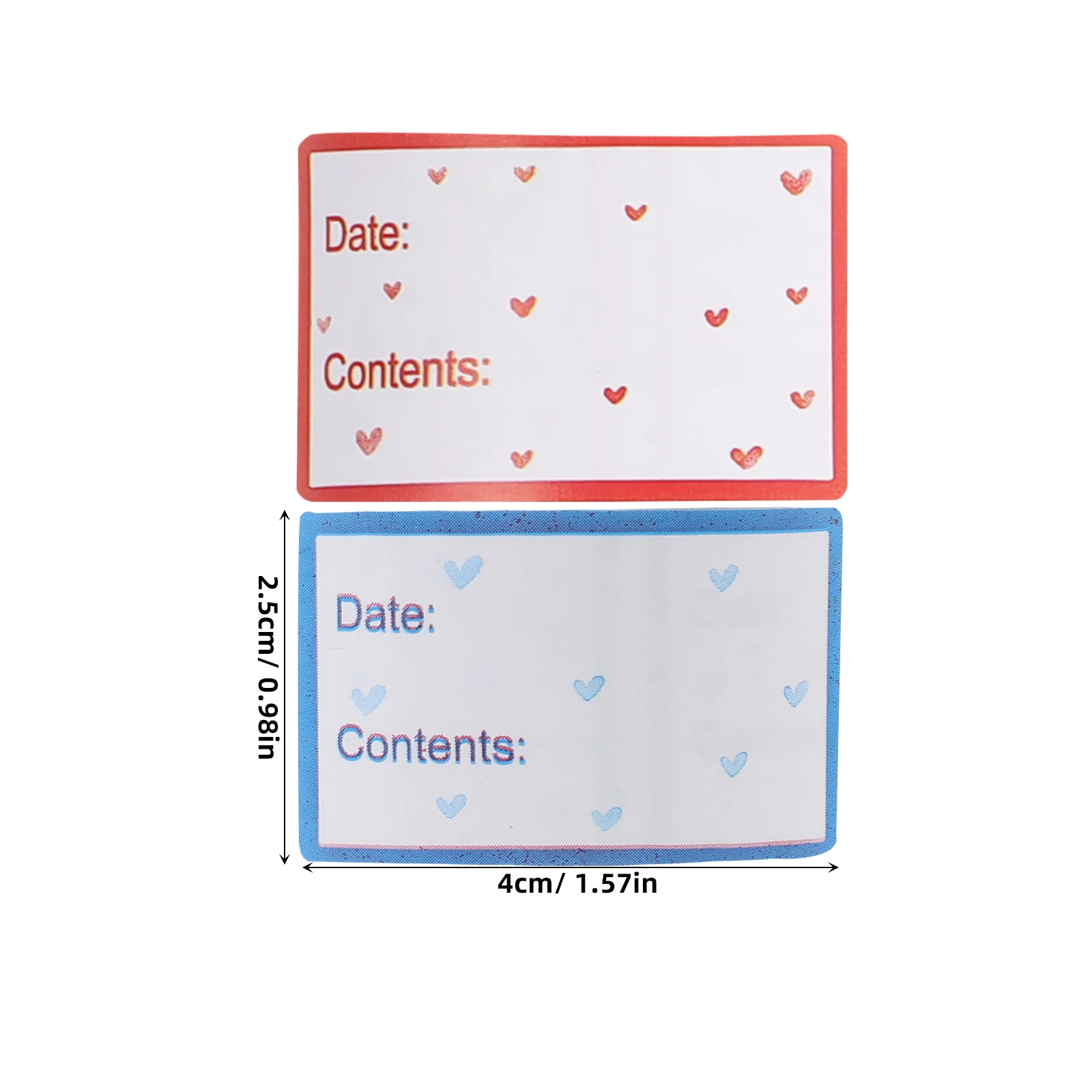 ملصقات الفريزر للكتابة على ملصقات تاريخ الطعام القابلة للإزالة اللاصقة لزجاجات الجرار ومنظمة مخزن المطبخ