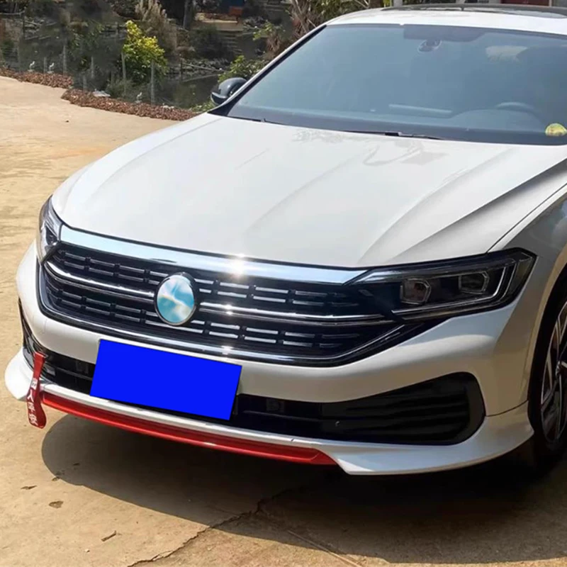 White Black RED For Volkswagen Jetta 2023-2025 Year ABS Front Bumper Diffuser Lip Splitter VW Accessories Body Kit