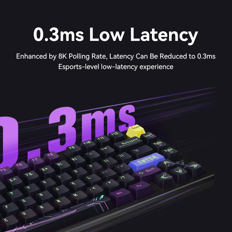 ATK RS7 Pro Wired Mechanical Keyboard Aluminium Magnetic Switch Gaming Keyboard 8KHz Polling Rate Rapid Trigger eSports Latency