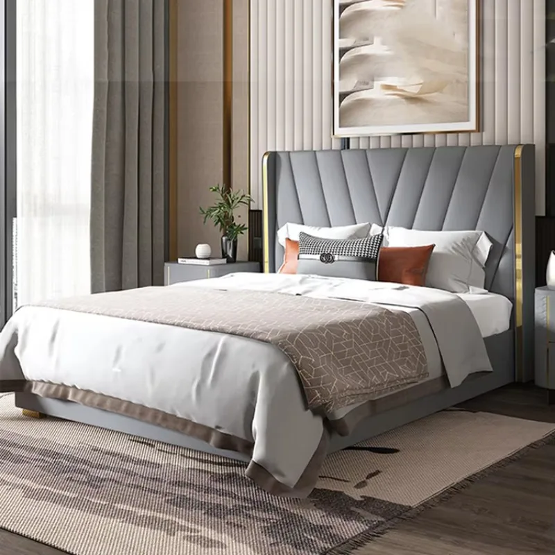

New Arrival Bedroom Set Modern Ottoman Luxury Bed Set Wood Hotel Beds With Storage