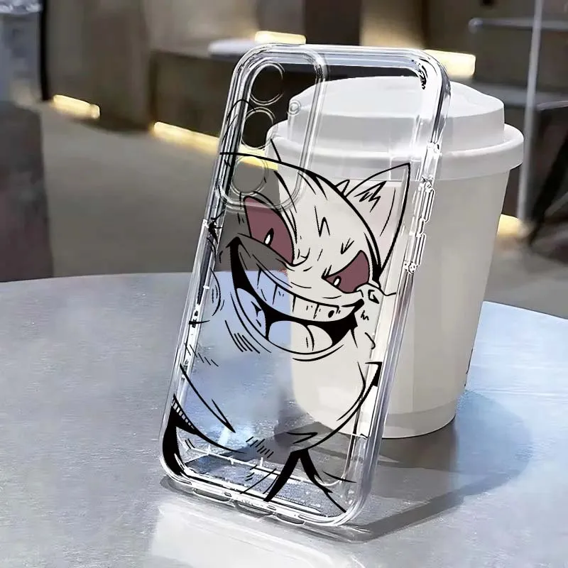 

P-Pokemons P-Pikachus Cartoon For Samsung Galaxy S26 S25 S24 S23 S22 S21 S20 Edge Plus Ultra FE 5G Transparent Soft Phone Case