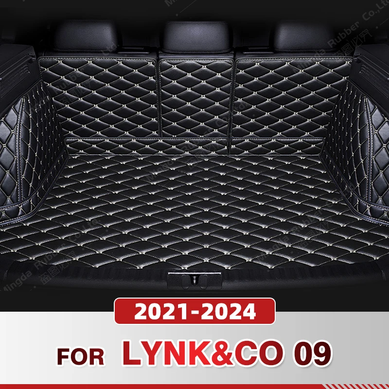 

Для Lynk & Co 09 7-местный 2021-2024 автоматический полный коврик для багажника, чехол для багажника автомобиля, подкладка для багажника, внутренняя защита, аксессуары