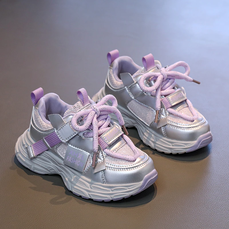 

2025 Autumn Fashion New Children's Running Sports Shoes for Kids, Fashionable Mesh Dad Shoes for Big Kids and Girls, Bestsellers