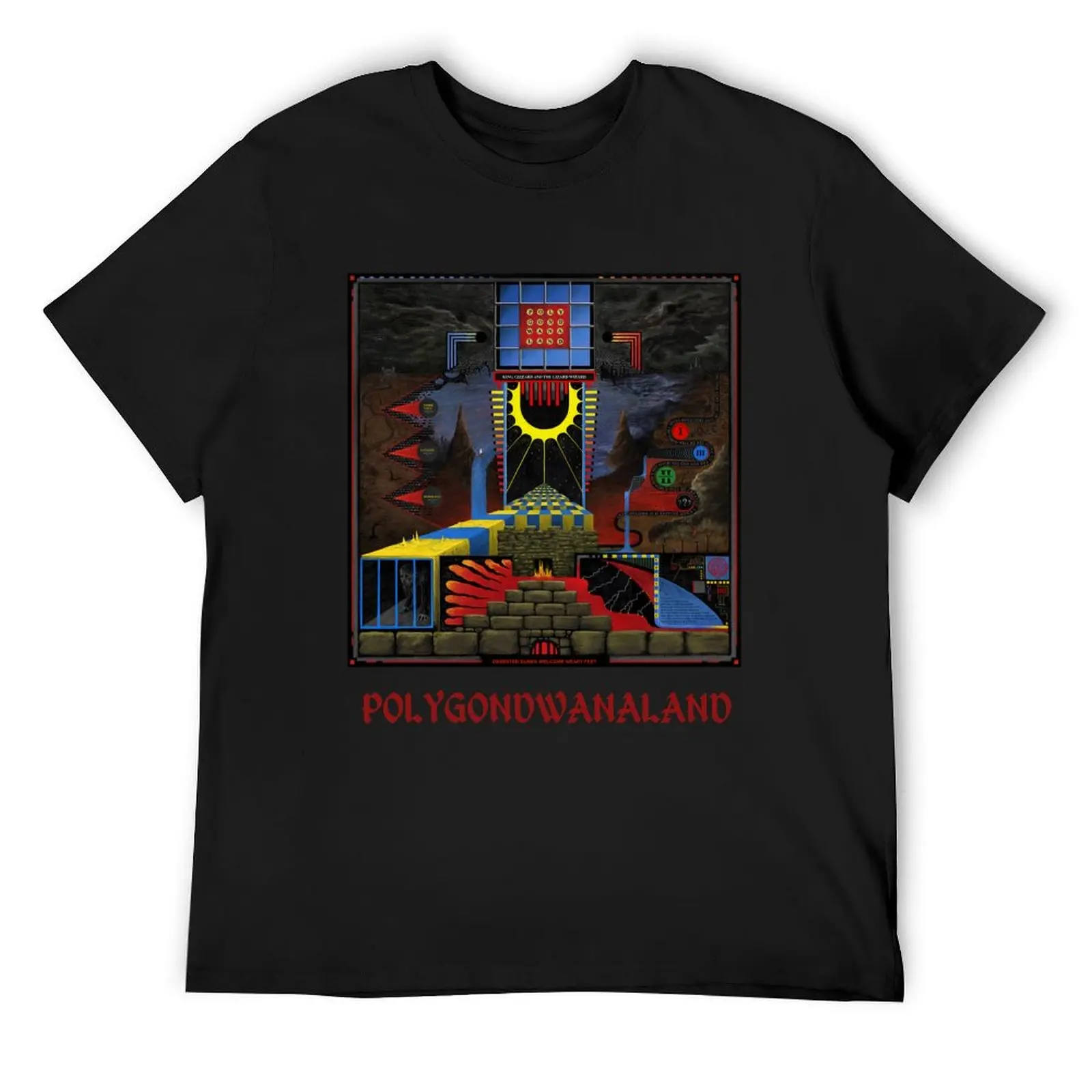 

King Gizzard and The Lizard Wizard polygondwanaland 2021 T-Shirt quick-drying sports fans boys whites t shirts for men graphic