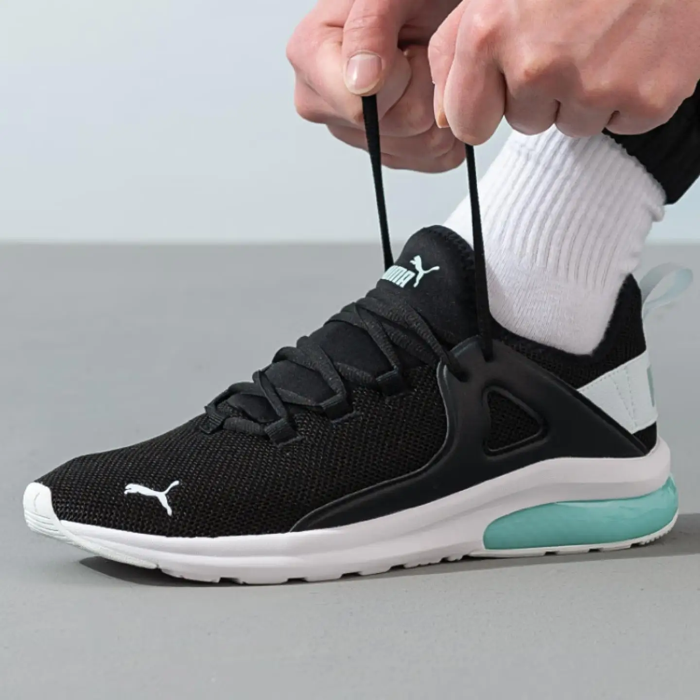 PUMA 385669-23 2026 Mens Mesh Air Cushion Soft Foam Breathable Running Casual Sneakers