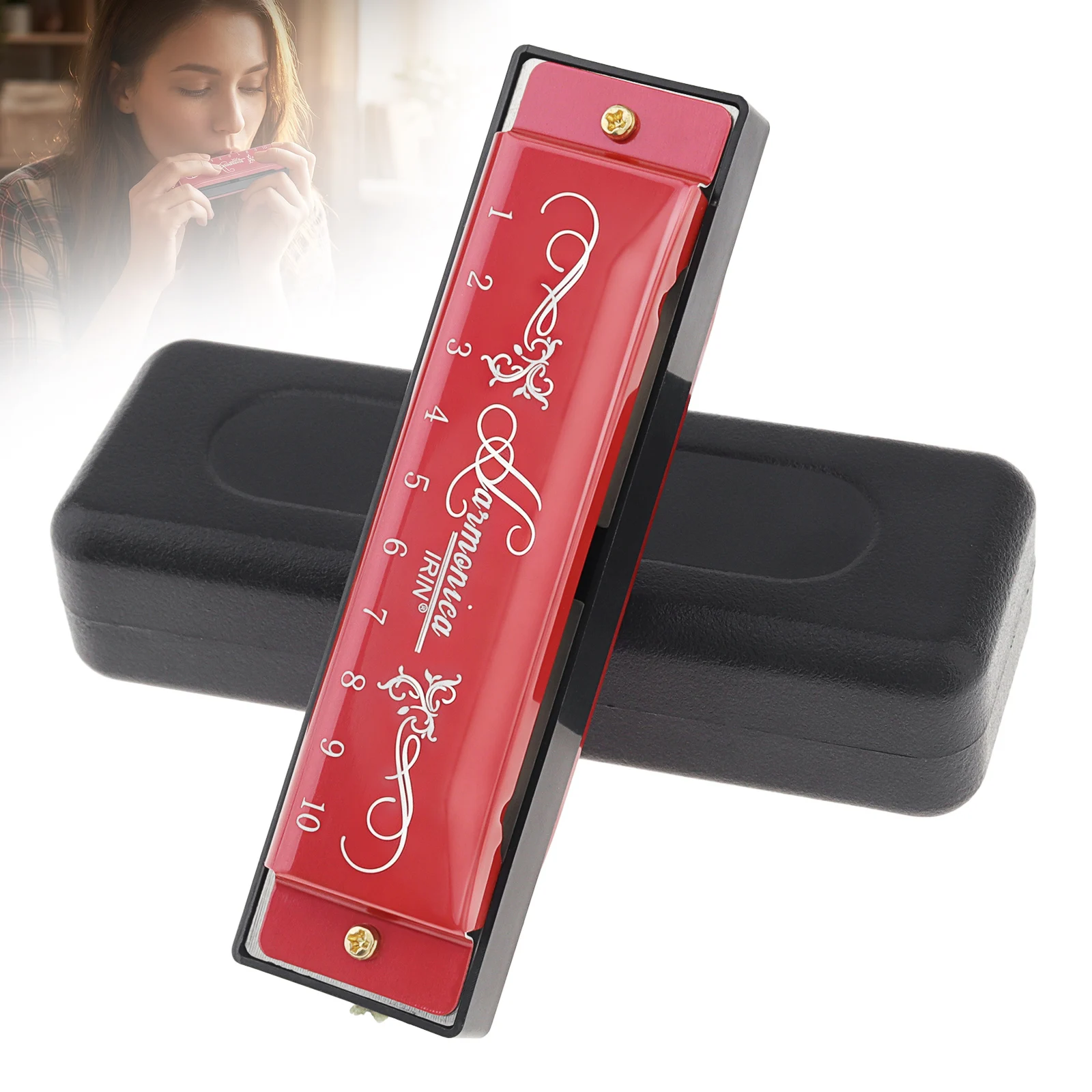 Harmonica 10 Hole - Harmonika Blues 10 Lubang 10 Nada