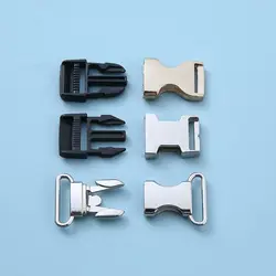 Zinc Alloy Release Buckles New Hardware 13mm/15mm/19mm/20mm/25mm Paracord Bracelet Buckles Bag Lock Outdoor Tool Parts