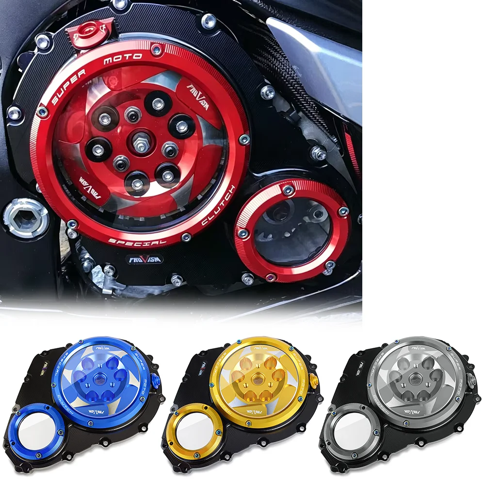 Engine Guard Motorcycle Clear Clutch Cover For Suzuki GSXR 750 GSXR600 GSXR750 2006-2025 GSX-R GSX R 600 750 GSX-R600 2024 2023
