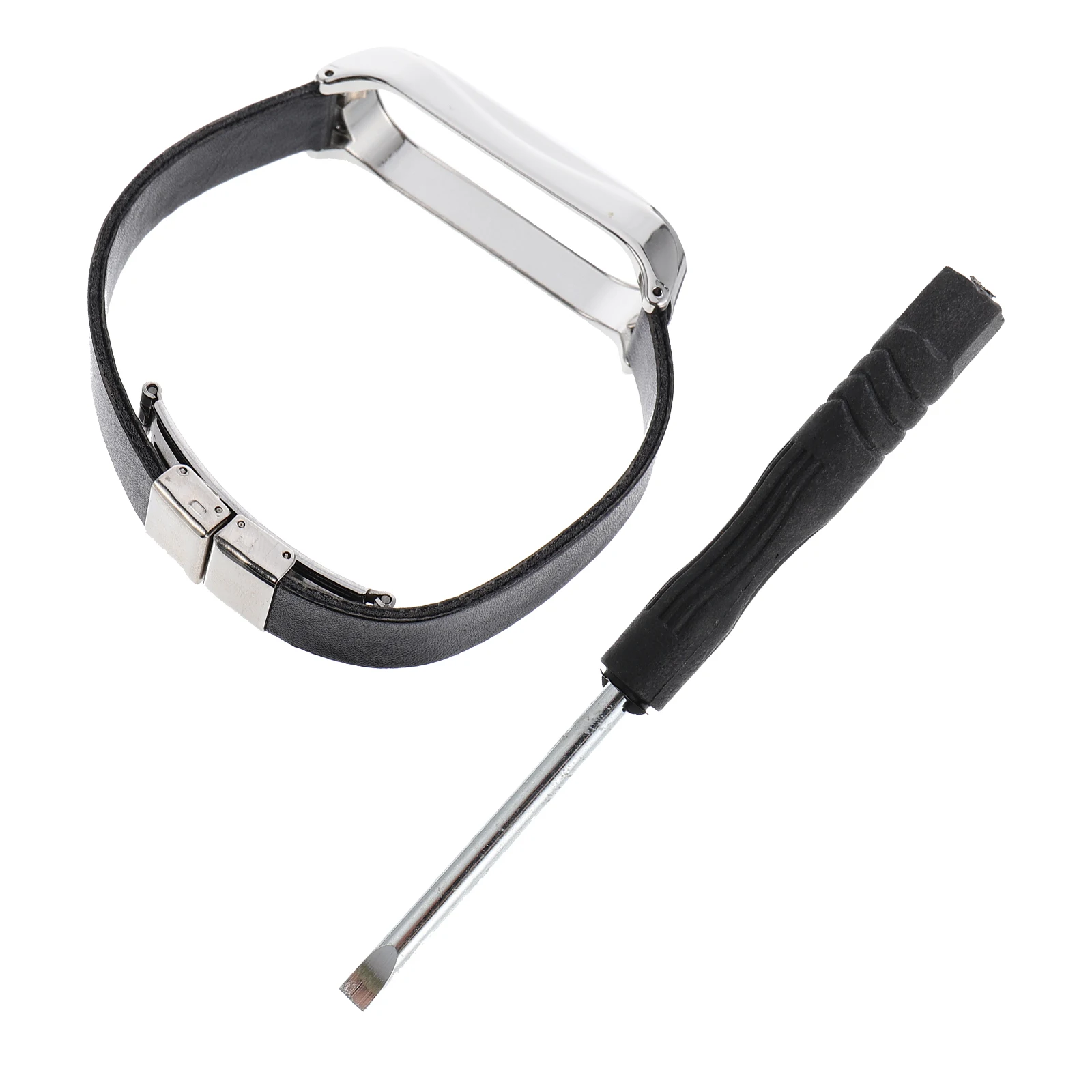 

Replacement Watch B Strap Wristb Compatible Mi B 5 Adjustable PU Buckle Durable Skin Friendly