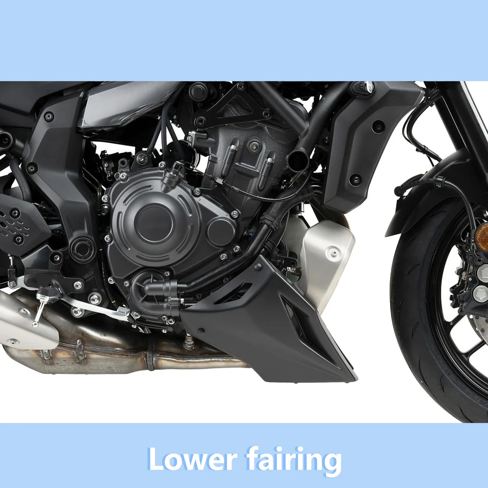 For Yamaha MT-07 MT07 Y-AMT Tracer 7 Tracer7 GT 2025 2026 Motorcycle Belly Pan Engine Spoiler Guard Lower Fairing Chassis Cowl