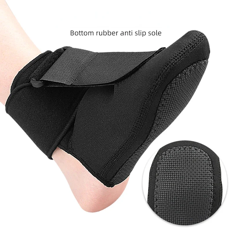 Adjustable Plantar Fasciitis Night Foot Splint Drop Orthotic Brace Elastic Dorsal Night Splint Foot Rehabilitation Stretch Strap