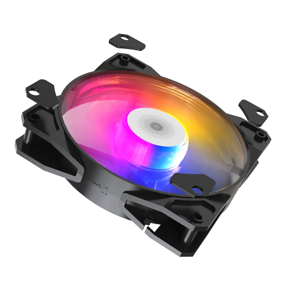 Aigo Pado P16 RGB Silent Fan 120mm Computer Case Water Cooling Large 4Pin CPU Cooler 12cm PC Case Fan Color Lighting ventilador