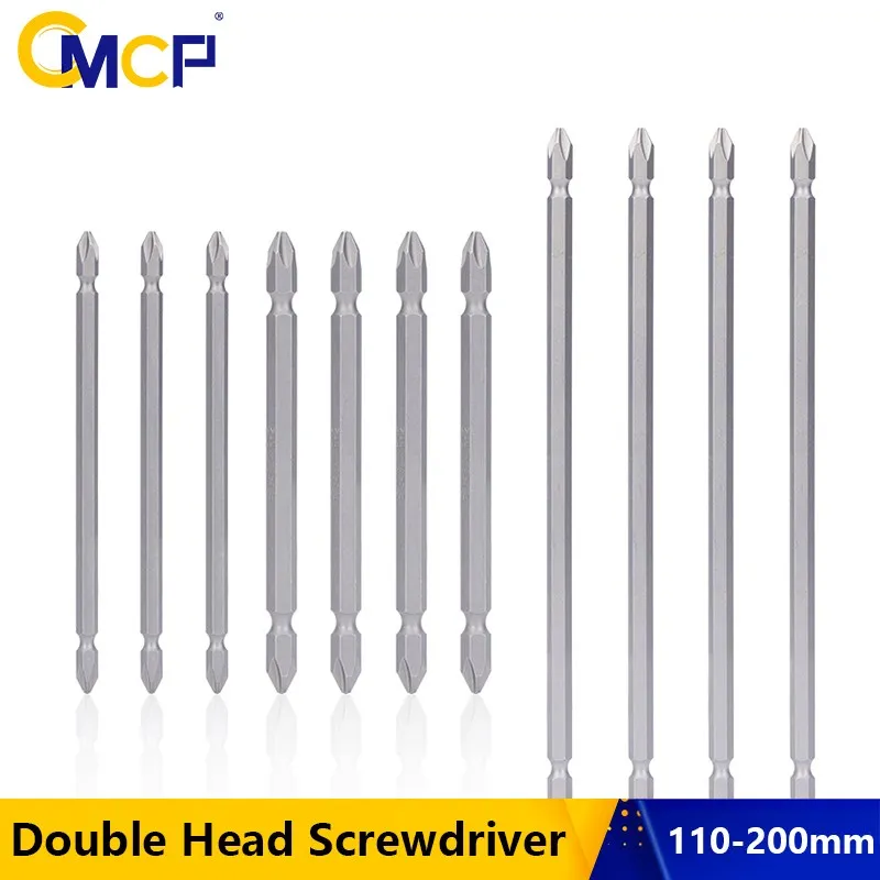 

CMCP насадка для отвертки с двойной головкой диаметром 6 мм насадки для отвертки с магнитной поперечной головкой длина 110/150/200 мм ручные инстру...