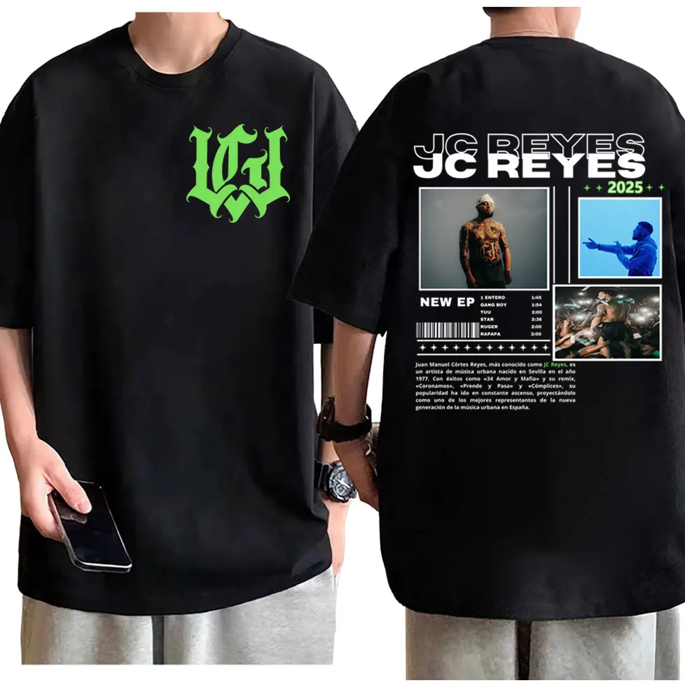 

Rapper Jc Reyes Tour 2025 Merch T Shirt Men Women Harajuku Hip Hop Pop Music T-shirt Summer Fashion Casual Short Sleeve T-shirts
