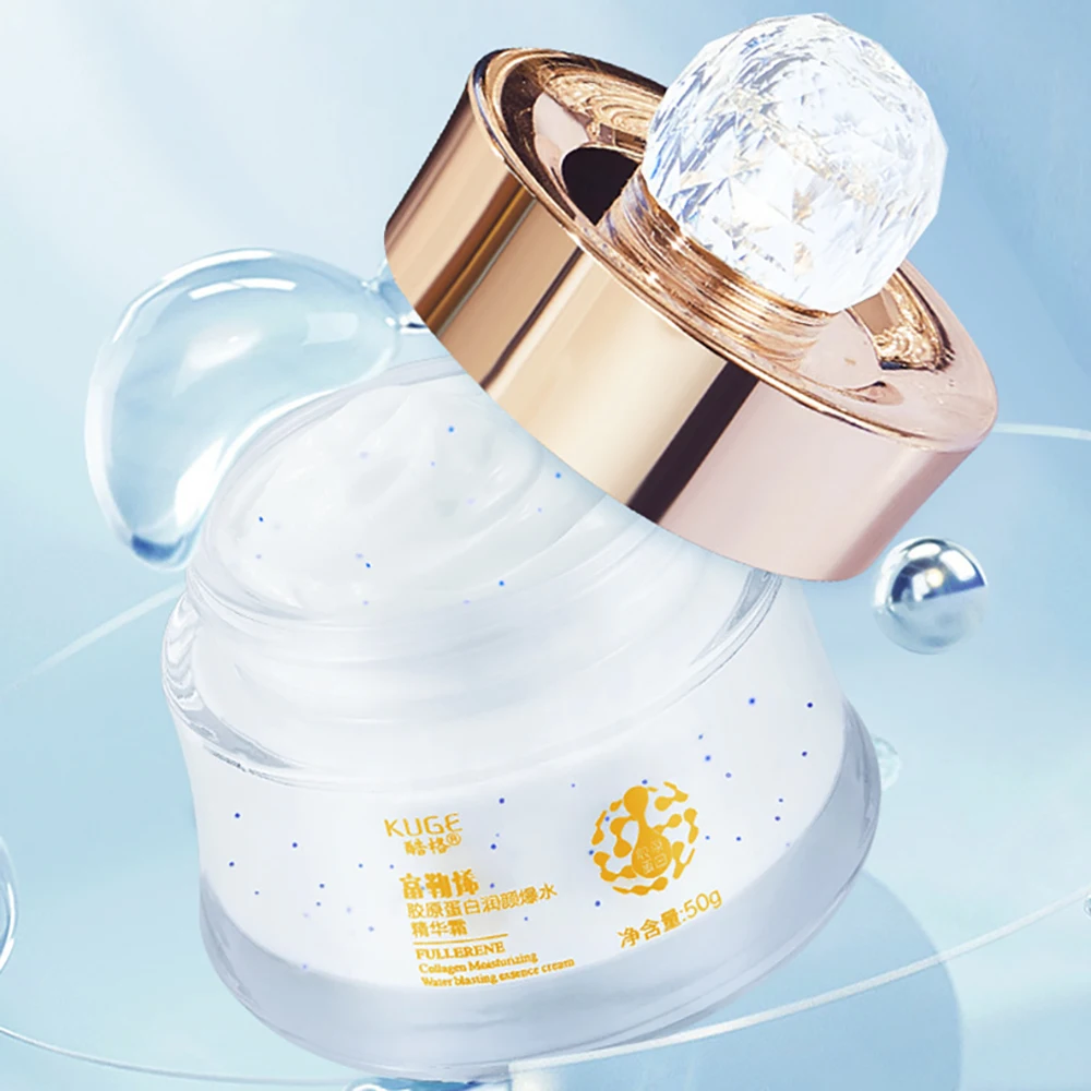 

Fullerene Collagen Moisturizing Explosion Water Cream Lifting Face Cream Hydrate Oil Control Facial Supplements korean skin care