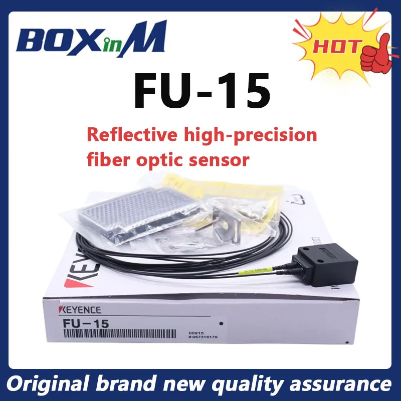 New original KEYENCE FU-15 Regression reflection high-precision fiber optic sensor