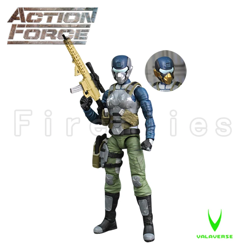 Figura de acción de la fuerza Valaverse, modelo de Anime de la Brigada de acero Wave 3 para regalo, 6 pulgadas, 1/12