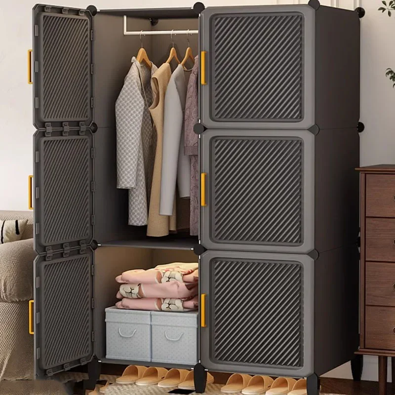 Cheap Fabric Closet Placard Cupboard Storage Partitions Portable Cabinet Filing Wardrobe