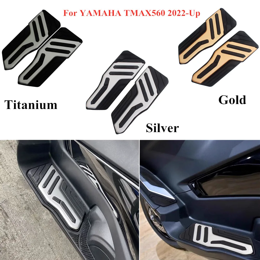 

Motorcycle Pedals Foot Pegs Footrests For Yamaha TMAX 560 T-max 560 TMAX560 2022-2023 Moto Accessories Footpad Pads Footboard