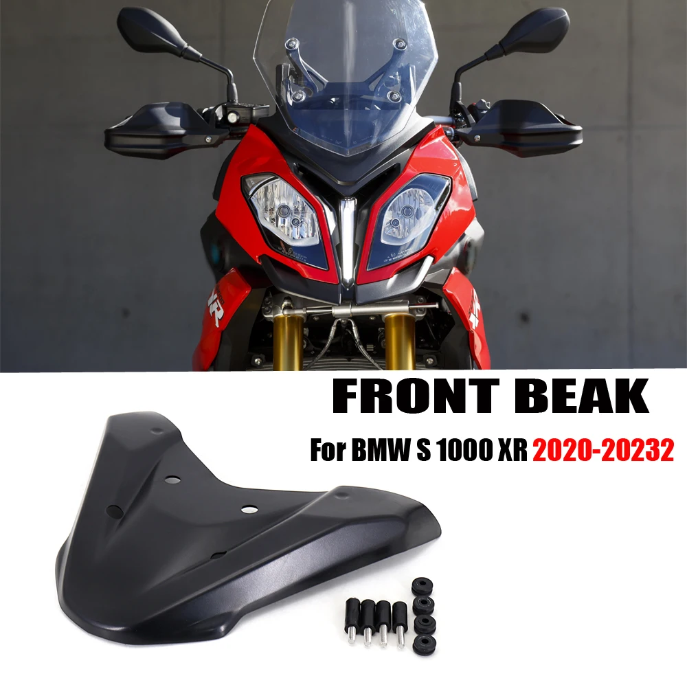 

Motorcycle Front Wheel Fender Beak Nose Cone Guard Extension Cover Cowl Fairing For BMW S1000XR S1000 XR 2020 2021 2022 2023