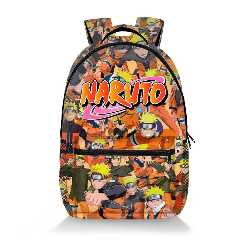 Naruto New Cartoon Student Schoolbag Large Capacity Casual and Lightweight Shoulder Pad Waterproof Stain Resistant Backpack