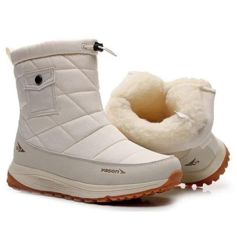 Unisex Winter Boots 2026 Men Women Snow Boots Non-slip Waterproof Zipper Outdoor Thermal Boots for Men Women Winter Shoes -40℃