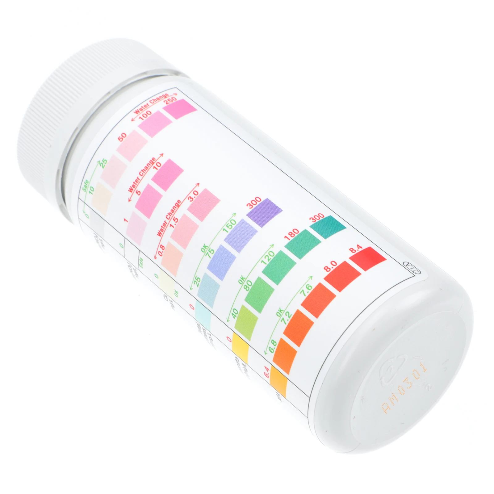 

6 in Strips Water Quality Tester for Aquarium Fish Tank Pond Hardness Alkalinity PH Chlorine Cyanuric