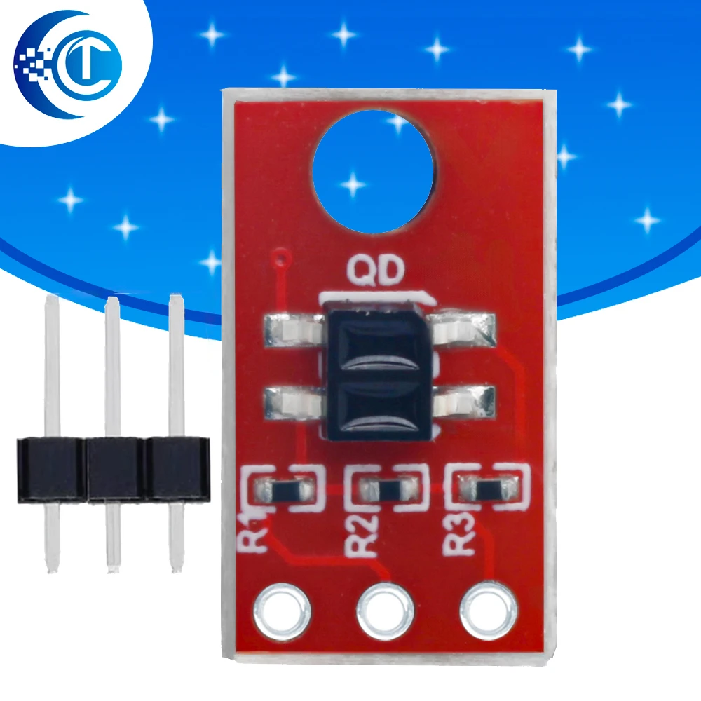 3.3V-5V QRE1113 Infrared Reflective Sensor Non-contact IR Reflection Detection Module DIY Circuit