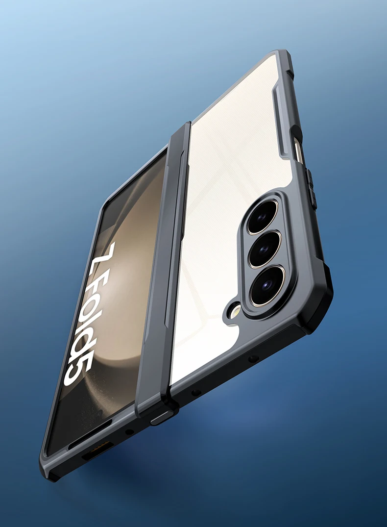 Xundd für Samsung Galaxy Z Fold 3, 4, 5, 6-fach, 7, faltbare Hülle, Airbag, Anti-Drop-Kamera, schützt Acryl- und TPU-Abdeckung – Detail 4