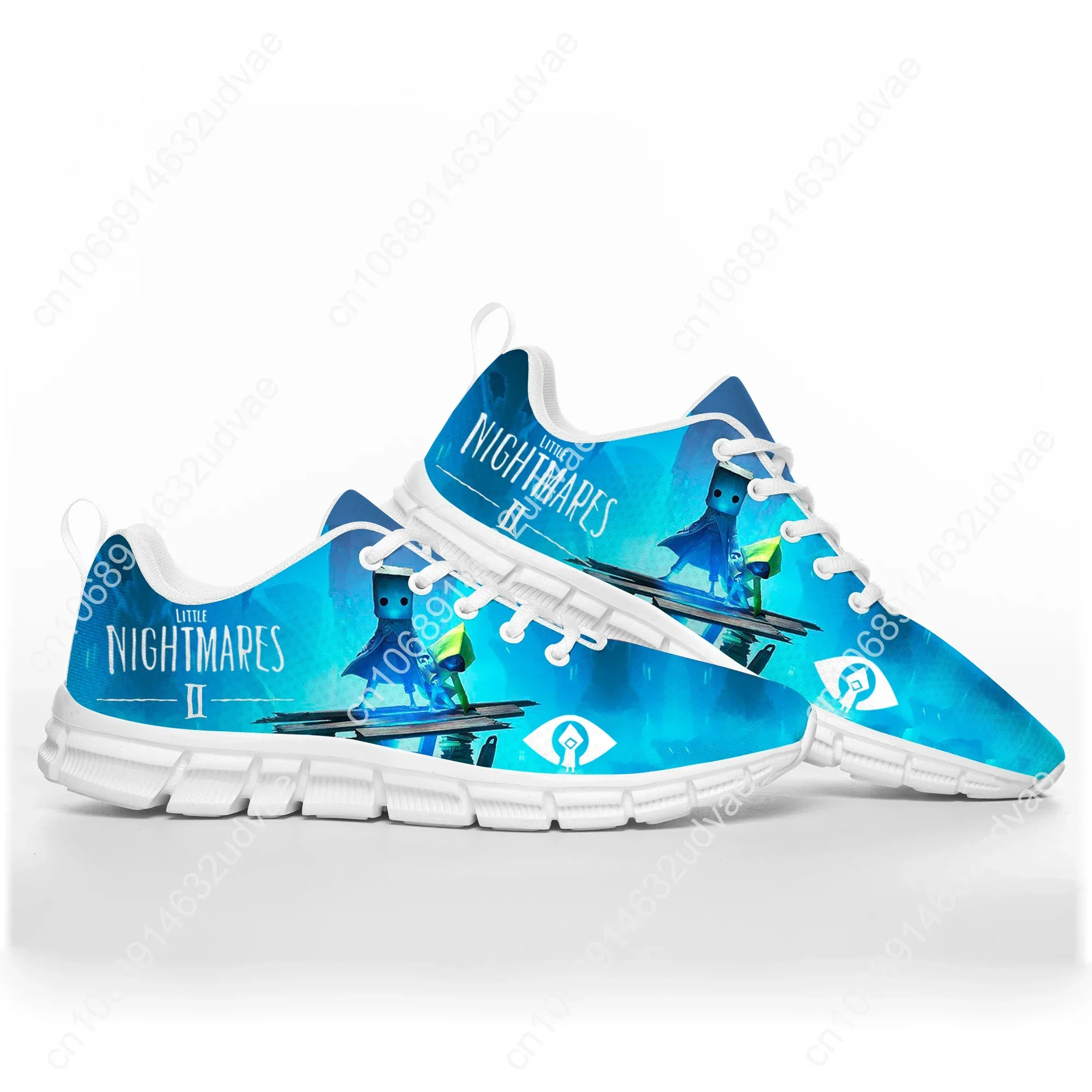 ليتل كوابيس لعبة فيلم الرسوم المتحركة أحذية رياضية رجل إمرأة مريح تنفس أحذية رياضية مخصصة عالية الجودة زوجين الأحذية #2