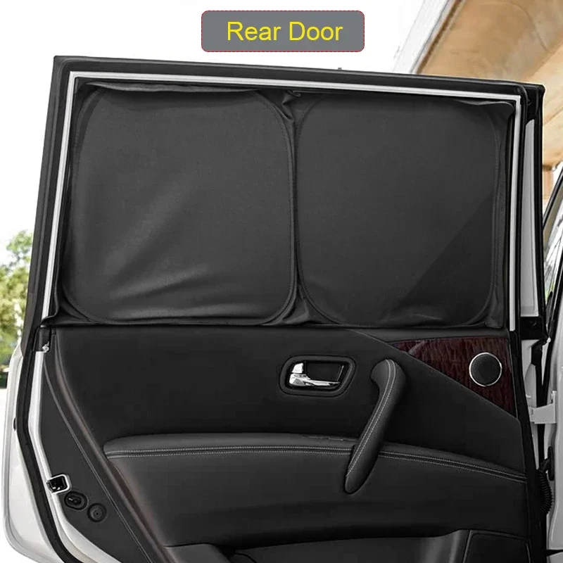 

Car Black Anti-UV Heat Insulation Window Privacy Sunshade For NISSAN PATROL ARMADA 2015-2024 Protect Cover Interior Accessory